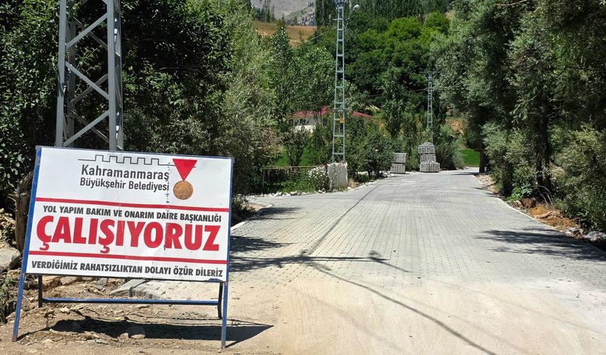 Büyükşehir, Göksun Kırsalında Ulaşım Konforunu Yükseltiyor