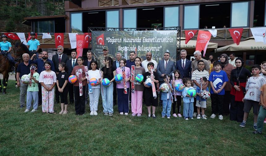 Şehit ve Gazi Çocuklarının Karne Sevinci Başkonuş’ta Yaşandı
