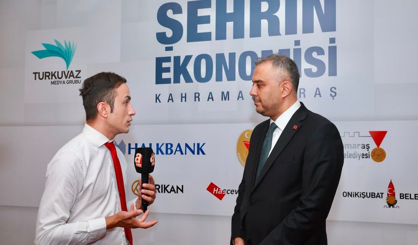 Başkan Toptaş, Şehrin Ekonomisi Zirvesi’nde Onikişubat’ın kalkınma vizyonunu anlattı