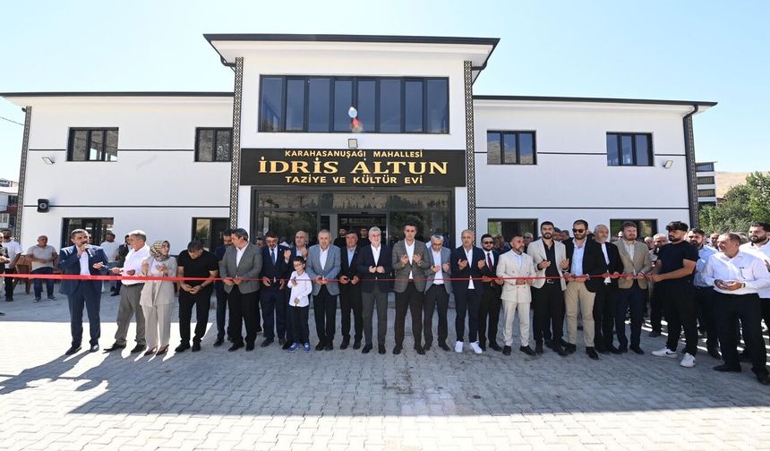 Elbistan’da İdris Altun Taziye ve Kültür Evi’nin Açılışı Gerçekleştirildi