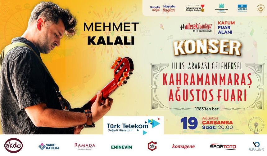 Ağustos Fuarı’nda 19 Ağustos’ta Müzik Ziyafeti Yaşanacak