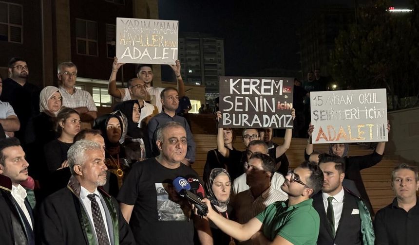 Kahramanmaraş'taki okul saldırısı davasında anne-baba hakim karşısında