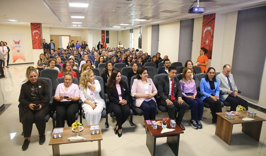 Adana'da meme kanseri farkındalık etkinliği düzenlendi