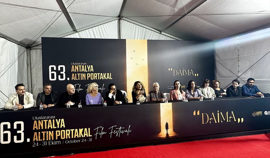 Antalya Altın Portakal Film Festivali'nde 'Tatlı Maya' filminin dünya prömiyeri yapıldı