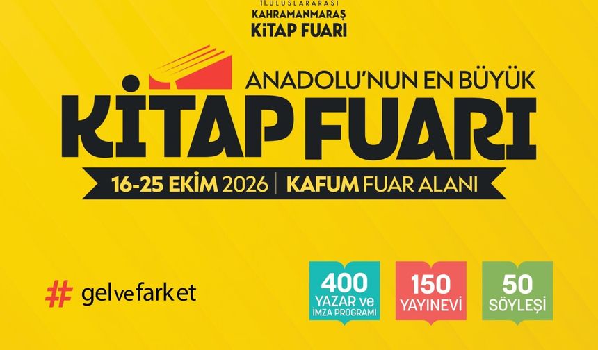 Anadolu’nun En Büyük Kitap Fuarı 16 Ekim’de Kapılarını Ziyaretçilerine Açacak
