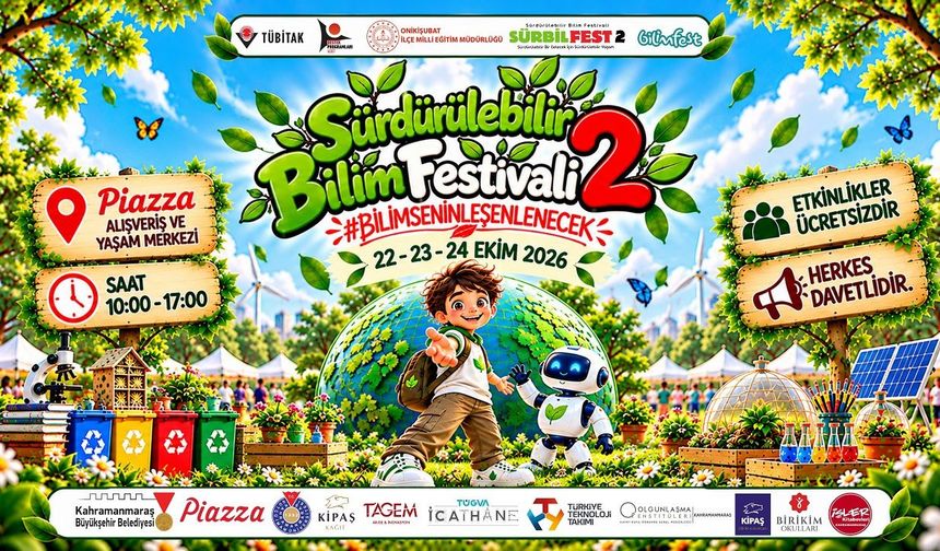 SÜRBİLFEST ile Bilimin Rüzgârı Kahramanmaraş’ta Esecek