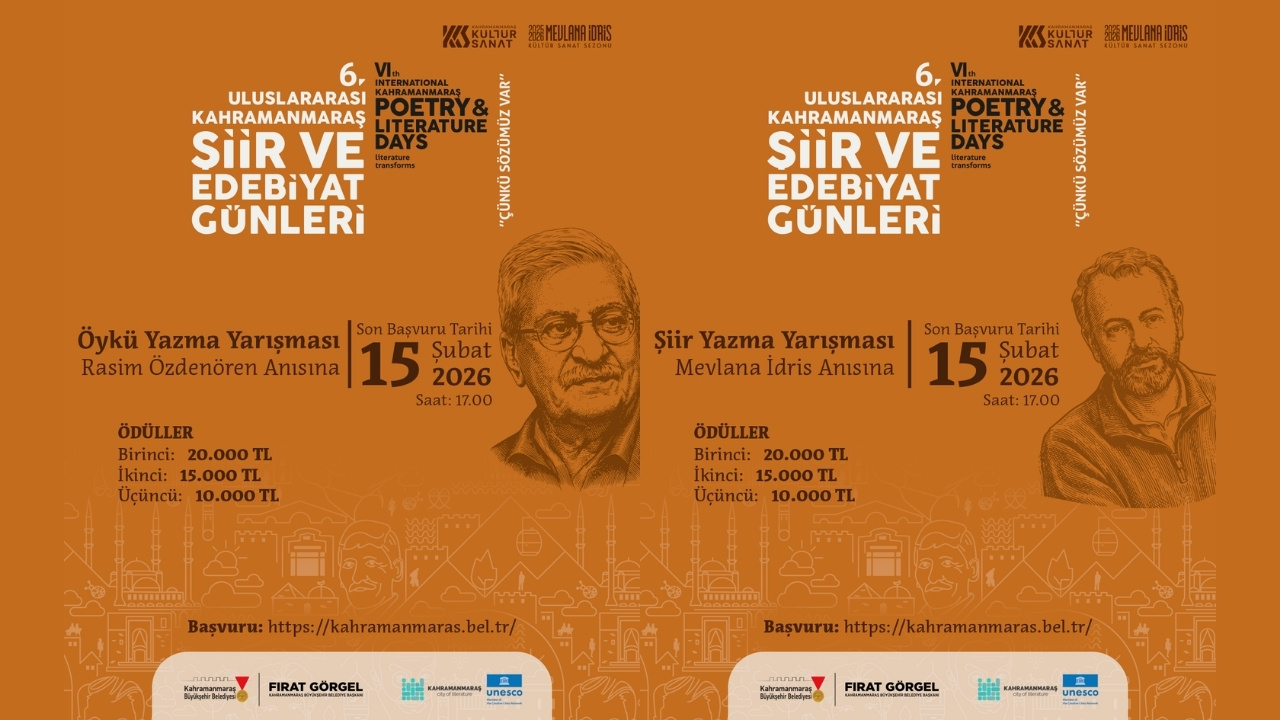 UNESCO’nun Edebiyat Şehrinde Şiir ve Öykü Zamanı; Yarışmaya Başvurular Başladı!