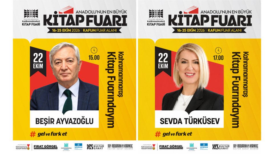 Kitap Fuarı’nda Perşembe Günü Ayvazoğlu ve Türküsev Okurlarla Buluşacak