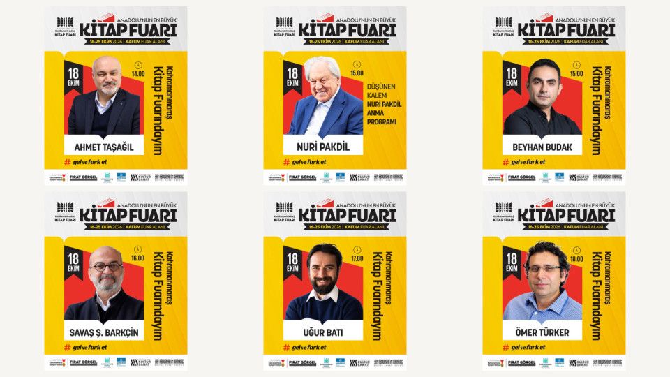 Anadolu’nun En Büyük Kitap Fuarı’nda Pazar Günü de Edebiyat Şöleni Yaşanacak