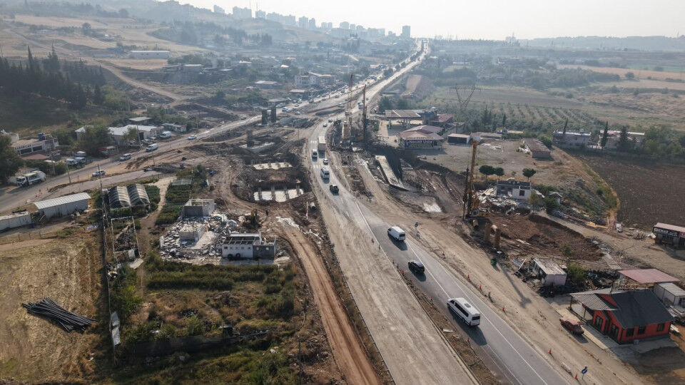 Kuzey Çevre Yolu Batı Girişi Hızla Yükseliyor